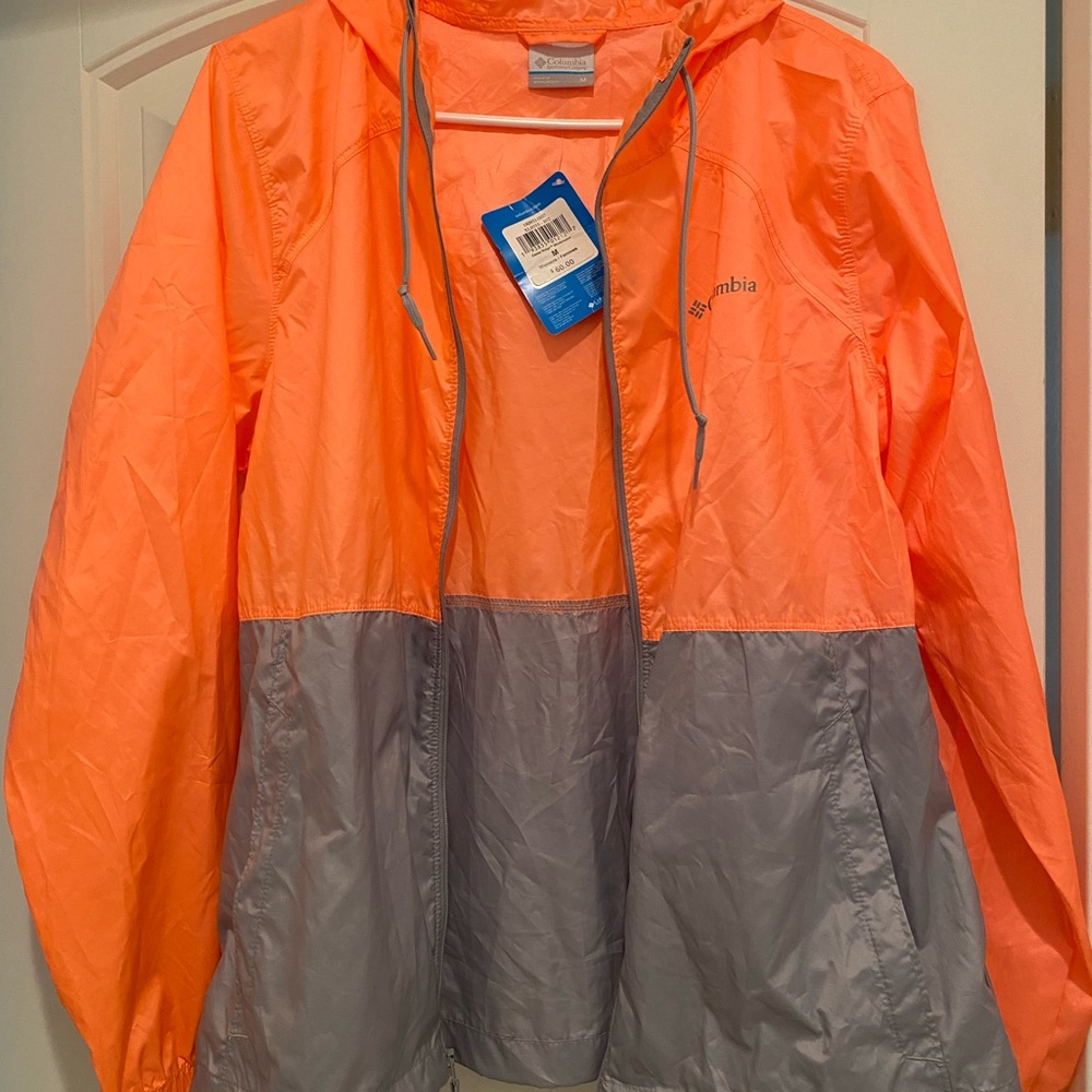 Hot Pink Columbia Center Ridge Windbreaker